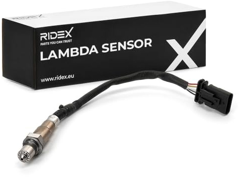 RIDEX 3922L0855 Lambdasonde Regelsonde vor Katalysator Oxygen O2 Sensor Beheizt Kompatibel mit OPEL Corsa F 3648570 9810666880