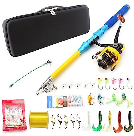 GRFIT Angelrute Profi High Carbon 1,8 m-3,0 m Teleskop Angelrute und Rollen Angeltasche Angeln Werkzeuge Set Reise Angelgerät Outdoor Sport Fisch Angelrute Angeln Rute (Size : 2.7m)