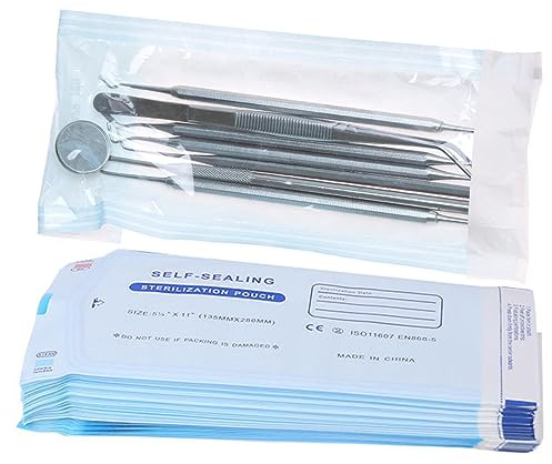 Sacchetto per Sterilizzazione, 30 pezzi Sacchetto di Sterilizzazione Autosigillante,Sacchetto per la Disinfezione Dell'autoclave,Sacchetto di Sterilizzazione,Sacchetti