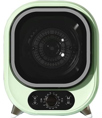 X&Z-XAOY Sèche-Linge À Condensation Autoportant Sèche-Linge Électrique Portable Mini-sèche-Linge Ventilé Séchoir De Table Portable Capacité De Charge De 0,8 Kg (Color : Green)