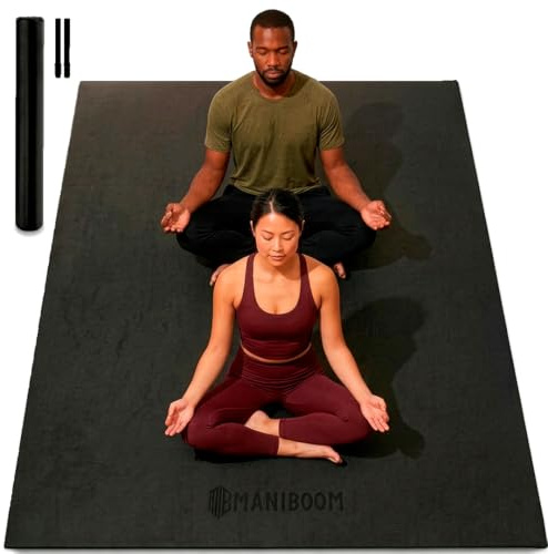 Esterilla Yoga Antideslizante XL 212 x 150 cm - Esterilla Fitness Gruesa de 8mm para Gimnasio en Casa - Yoga Mat Grande para Pilates - Colchoneta de Gimnasia de Alta Densidad
