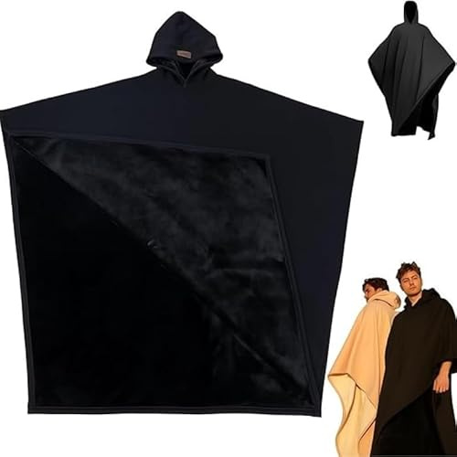 2025 Arcane Hoodie, Täcke, Lugnande Kappa, Huvtröja, Huvtröja, Överdimensionerad Långärmad Tröja Unisex(Svart)
