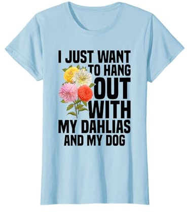 Artifical Dahlia Flower Lover Dahlia Seeds Pink Dahlias T-Shirt