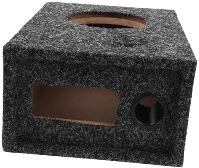 NULYLU Box per Altoparlante in Legno per Auto Subwoofer da Contenitore per Altoparlante Vuoto per Camion Impianto Audio per Veicoli Design Antirisonanza