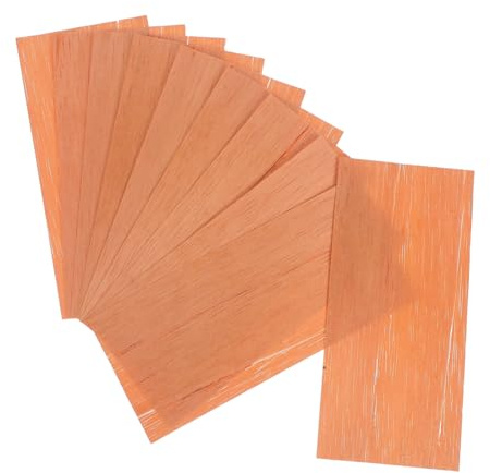 Mikinona 10pcs Spanish Cigar Cedar Sheets 150×65mm 0.3mm Thick Cedar Strips for Humidor Humidification and Aroma Enhancement, Cigar Box Wood Chips for Freshening Tobacco Accessories
