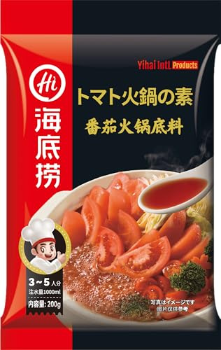 Base de fondue chinoise à la tomate 200g