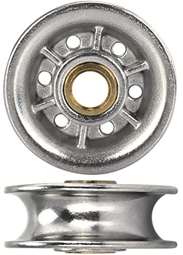 FASTON® Seilrollen mit messingbuchse CuZn 25 mm Edelstahl A4 V4A (1 Stück) Umlenkrolle Blockseilrolle Drahtseilblock Stahlseil Drahtseil Rolle