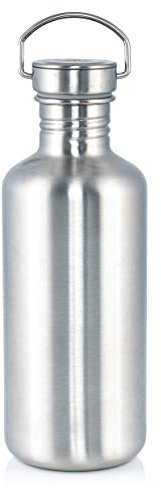 Indian-Tiffin Bouteille d'eau en acier inoxydable 750 ml (1000 ml)