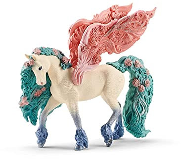 SCHLEICH 70590 Regenbogeneinhorn, Fohlen, für Kinde, Bayala, Spielfigur, Mehrfarbig, Ab 5-12 Jahren