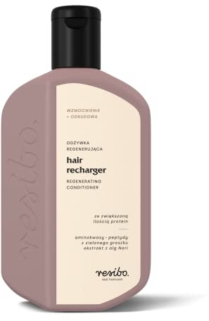 resibo. Regenerierende Haarspülung - Pflanzliche Proteine & Haferextrakt | Beschädigtes & Trockenes Haar | Repariert Haar | Verhindert Frizz | Stärkt & Macht Weich | Natürliche Formel - 250ml