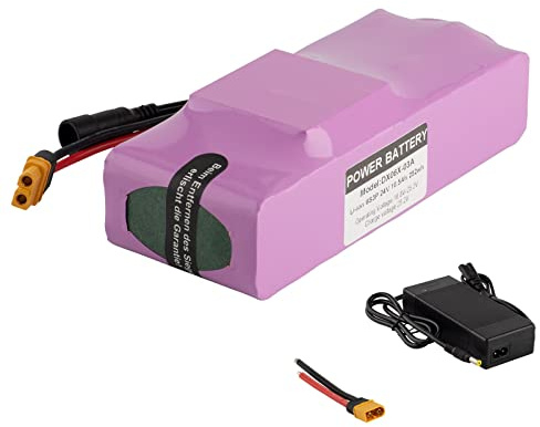 (tensión Total 25,2V en Lugar de 29,4V) Batería ebike 24V 7Ah batería de Iones de Litio 10Ah 12Ah 14Ah 20Ah con Cargador 200W-450W 250W 300W 350W para Scooter, etc.