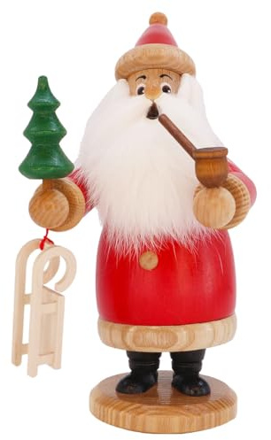 DWU Räuchermann Weihnachtsmann rot