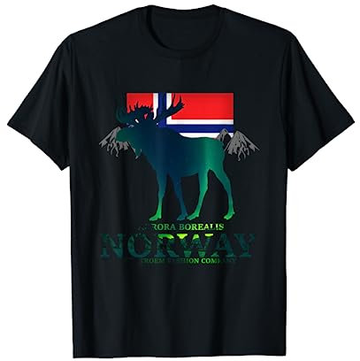 Norvège Vacances Scandinavie Oslo Bergen T-Shirt