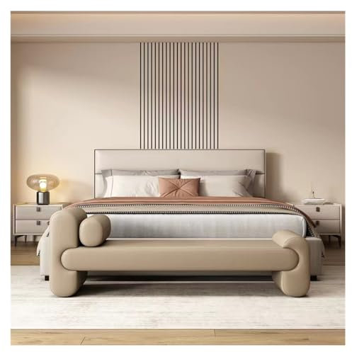 Bänke Für Schlafzimmer Ende der Bettbank, moderne Eingangsbank, gepolsterte Esszimmerbank aus Kunstleder, Schlafzimmerbank aus Leder for Schminkzimmer, Wohnzimmer, Badezimmer Schlafzimmer-Ottomane ( C