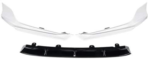 Auto Frontspoiler Lippe Schwarz/Blau/Schwarz Auto Vorderen Stoßfänger Lip Deflector Lippen Protector Splitter Kit Protector Abdeckung Schutz Für ACCORD 2018-2019 Frontspoiler Stoßfängerlippe(Color:WEI