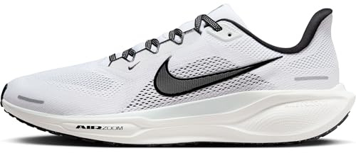 Nike Pegasus 41 Herren Straßenlaufschuh, White/Black-Pure Platinum-Summit White, 45 EU