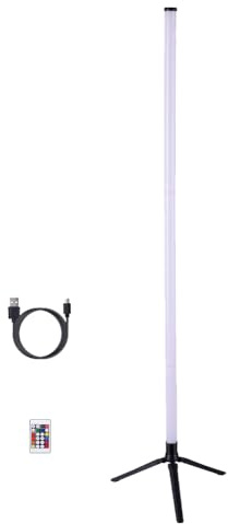 LYEAA Lampadaire d'angle RVB Lampe sur pied moderne APP et télécommande Lumière d'ambiance à changement de couleur pour salon chambre