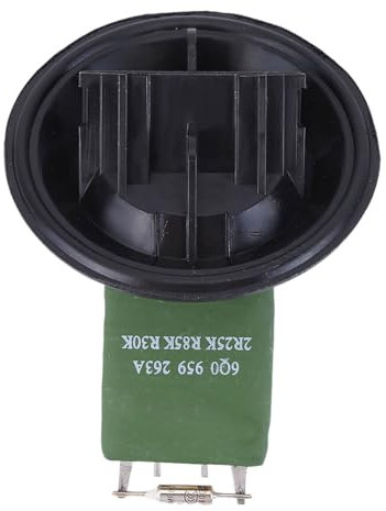 Huamengyuan Blower motor AC-Gebläsemotor lüfter widerstand Gebläseregler Wiederstand Innenraumgebläse Gebläse Vorwiderstand Steuergerät kompatibel mit Polo 6R 9N ersetzt 6Q0959263A 5HL351321301