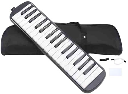 32 Tasten Melodica - Mundstück Talk Box, Doppelröhren Melodica | Musikinstrumente, Tragbares, leichtes Windpiano mit langlebigem Design Orgel für Anfänger, Musikliebhaber, Melodica für Erwac