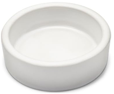 LuckyOpt Ciotola per cibo per rettili a prova di fuga, ciotole in ceramica per piccoli animali per lucertola, rana, serpente, tartaruga, geco, criceti, ciotola per alimenti anti vivi, fuga, piatto