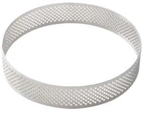 Moules à tartelettes en acier inoxydable, moules à pâtisserie, moules à tartelettes, moules à gâteaux, moules à desserts, tartes aux fruits, outil for tarte tatin pour Cuisson Cuisson(20cm)