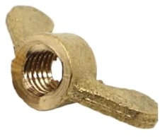 1/2 Stück DIN315 Messing Schmetterlingsmutter M4 M5 M6 M8 M10 M12 Handfest Flügelmuttern(M12 1pc)