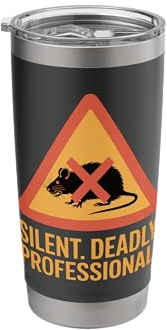 Pest Control Expert Bug Buster Humor Exterminator Life Stainless Steel Insulated Tumbler