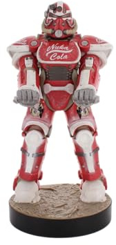 Cableguys Fallout Nuka Cola Power Armour Controller Halter & Handy Ständer - Gaming Zubehör für Schreibtisch-Setup, Ständer Kompatibel mit Xbox-, PlayStation- & den meisten Standard-Controllern