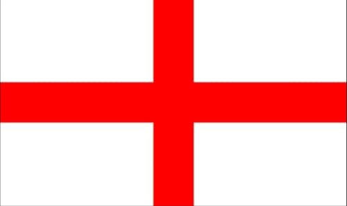 Bandera de Inglaterra de San Jorge de 3 x 2 pies con cuerda y palanca FlagSuperstore