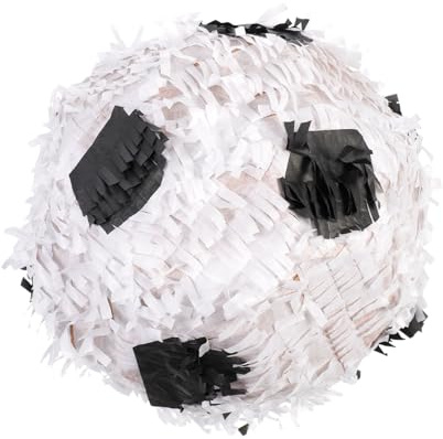 LRXIYODE Fußball Pinata Papier Fußball Party Deko Geburtstags Pinata zum Befüllen mit Süßigkeiten Themen Dekoration Mottoparty Partyspaß für Familien
