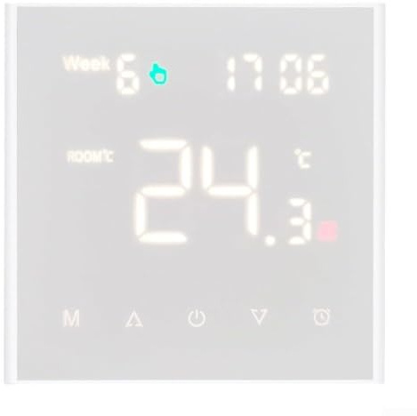 Smart Thermostat für Fußbodenheizung und Gaskessel, WiFi Raumthermostat Thermostate mit Sprachunterstützung für Alexa und Google Home