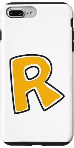 Letter R Alphabet Matching Case for iPhone 7 Plus/8 Plus