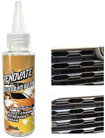Nettoyant Pour Chrome,Polissage Auto Et Dérouillage,Crème Nettoyante Pour Pièces Chromées - Pour Conducteurs Toiletteurs Modifieurs Restaurateurs Berlines Camions SUV Garage Maison Magasins