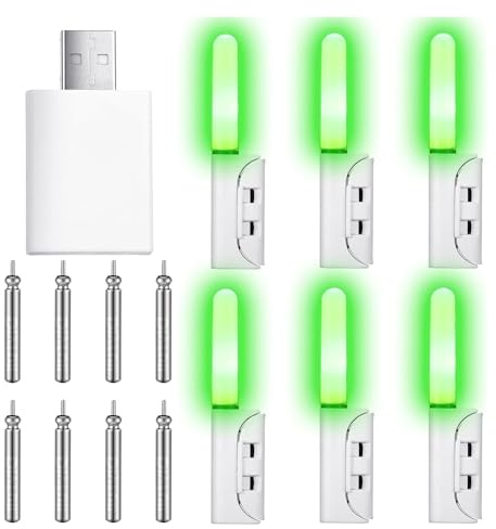 Luce da pesca a LED con batteria ricaricabile, galleggiante, per pesca notturna in fiumi laghi e mare, LED notturno con batteria ricaricabile per pesca con pesca e uso esterno