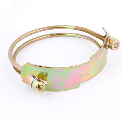 Aexit Brass Tone Galvanized High Pressure 5 Hose Clamp Clip (401b88dbe8f3e61b8f383e28273f6f3f)