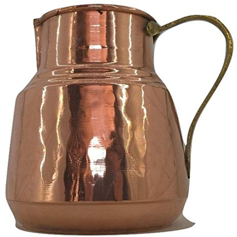 artigianatodaloise - Brocca in Rame Larga Artigianato Artistico Made in Italy - Brocca in Rame Larga