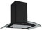 electriQ 60cm Curved Glass Cooker Hood - Black