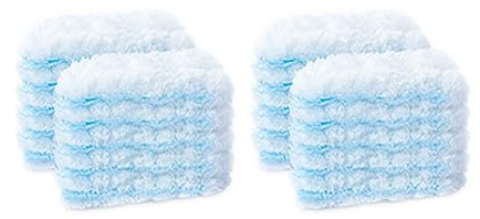SUZZYVINE Ricariche usa e getta per spolverino, 360 gradi, totale 20 pezzi, blu e bianco