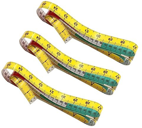 DOITOOL 3stücke Schneidermaßband Maßband Set Tragbares Messgerät Für Heimgebrauch Flexibles Lineal Hochpräzise Tapeline Kleine