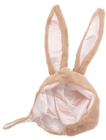 BRIGHTFUFU Bunny Ohr Hut Für Cosplay Lustige Plüschmütze Für Erwachsene Für Kostümpartys Halloween Weihnachten Und Fotoshootings