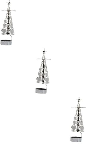 Ciieeo Tischständer 3 STK Weihnachts Baum Kerzenhalter Kamindekor Krippenschmuck Weihnachtsdekorationen Hochzeitsdekorationen Partyzubehör kreativer kerzenhalter Schreibtisch Leuchter
