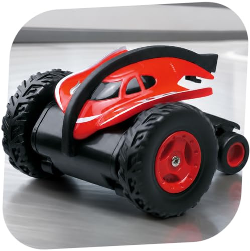njoyn RC ferngesteuertes Off-Road Stunt-Auto, Buggy & Crawler Modell 2,4 GHz, 360° Spins, Sprungfunktion, Demo-Modus, LED-Lichteffekte für RC-Hobby & Modellbau ab 14 Jahren