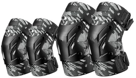 Rodilleras Motocross Ajustables Rodilleras para motociclista, Protector de codo para motocicleta, conjunto de coderas para Moto, rodilleras para ciclismo de montaña, Protector deslizante para rodilla