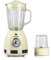 Maya Range Retro Jug Blender With Grinder, 1.5L Glass Jug, For Healthy Soup/Smoothie/Milkshake, 2 Speeds & Pulse, Removable Stainless Steel Blades For Easy Cleaning, Removable Filler Cap, 800W (Cream)
