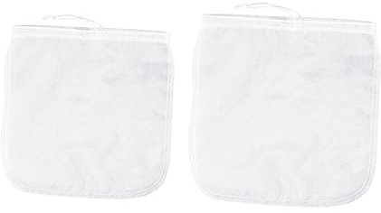 Cabilock Bolsa De Filtro Reutilizable Para Leche De y Café 20.5x30.5 Cm y 30.5x30.5 Cm Colador De Nailon Fácil De Limpiar 2 Piezas