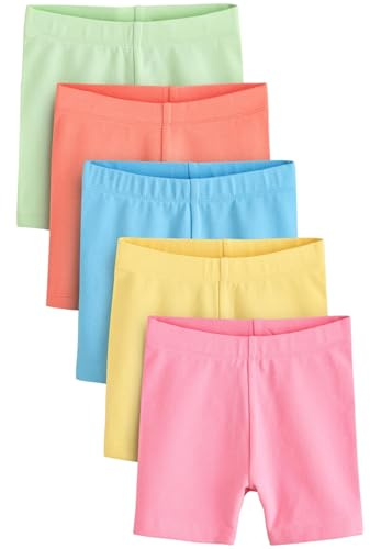 NEXT Niñas Pack de 5 Pantalones Cortos de Ciclismo Multi Bright 5 Años-6 Años