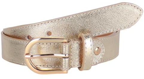 MIRROSI Ledergürtel Damen Herren Gürtel, Made in Italy, 3cm breit
