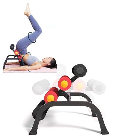 Magic BB Foldable Back Extension Machine Home Gym Sit Up Machine for Glute & Ab Workouts Squat Machine for Home Gym Back Exercise for Lower Back Training with Resistance Bands (131 Style)