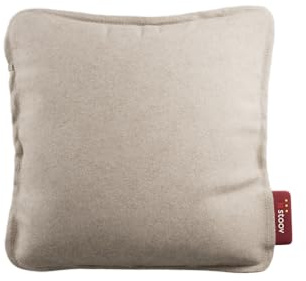 STOOV Ploov³ - Wärmekissen - Drahtlos - Infrarot-Wärmetechnik - Plus Batterie mit bis zu 4 Stunden drahtlose Wärme - 45x45 cm - Original Soft Beige