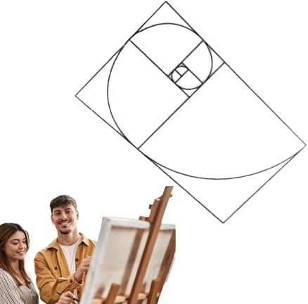 Recherche de vue de composition - Outil acrylique de 7 cm | Aide au dessin | avec proportion d'or : viseur d'ordinateur portable et durable pour croquis photo et précision dans la composition